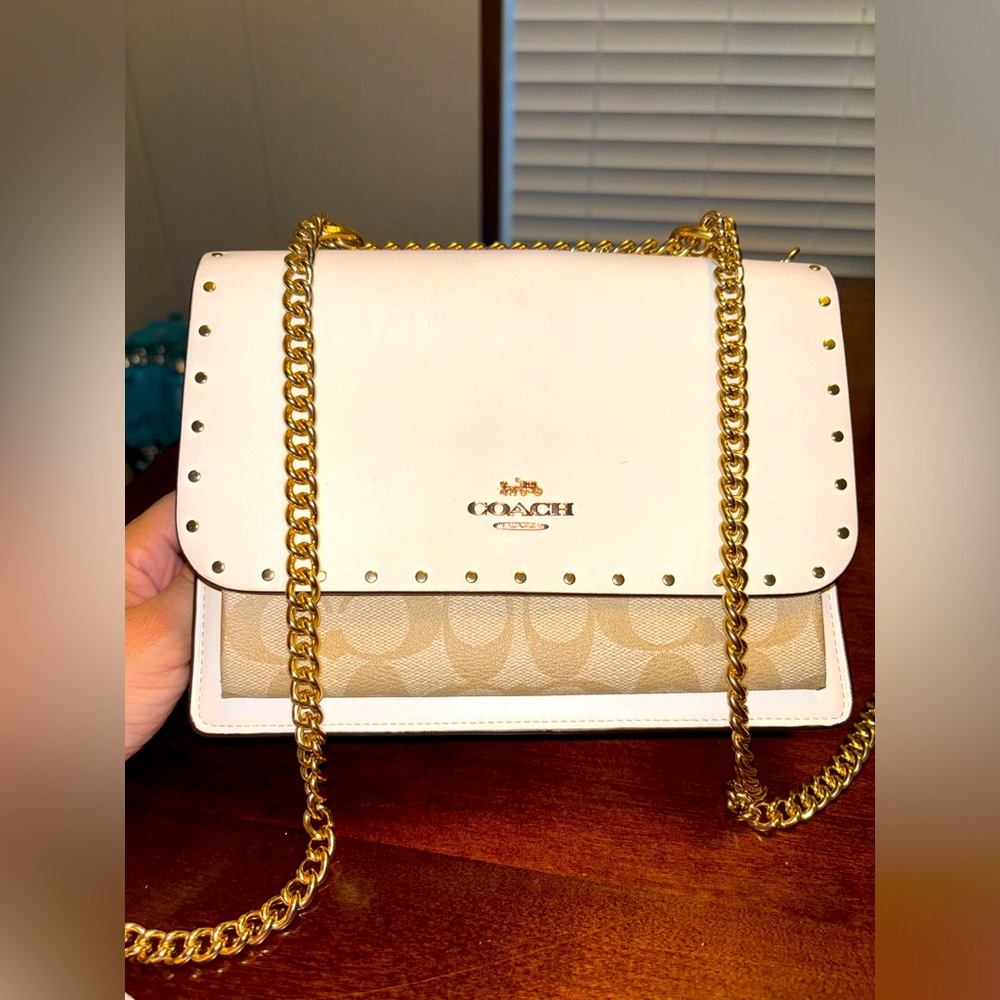 Coach klare crossbody🤍
